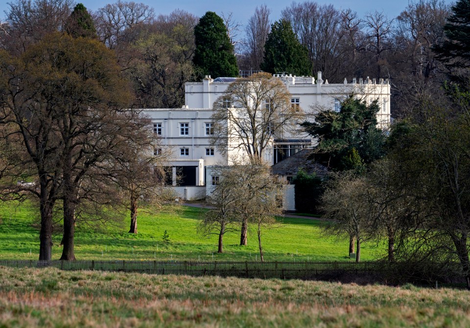 The £30m Royal Lodge sits in 21 acres of land in Windsor