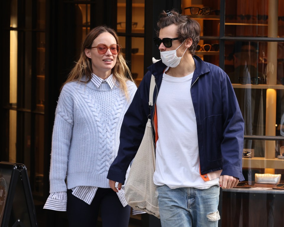 Harry and Olivia struck up a relationship during filming