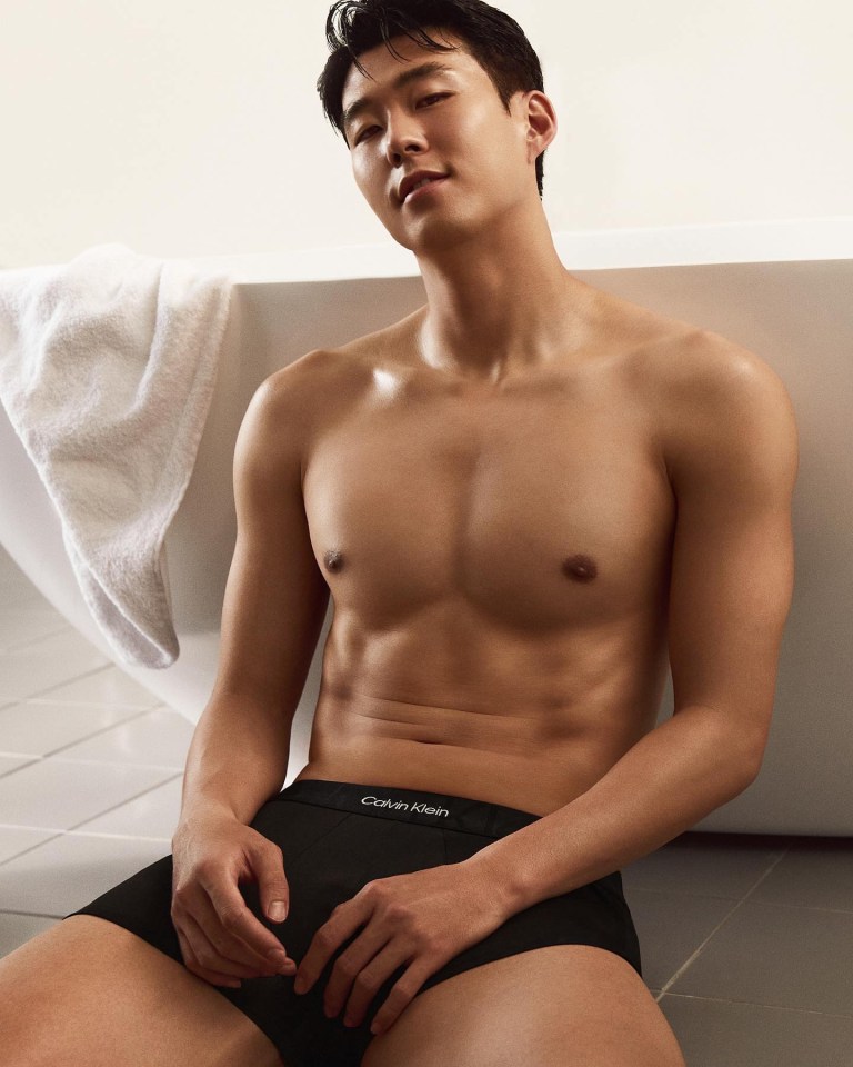 Son Heung-Min is one sports star to model for Calvin Klein