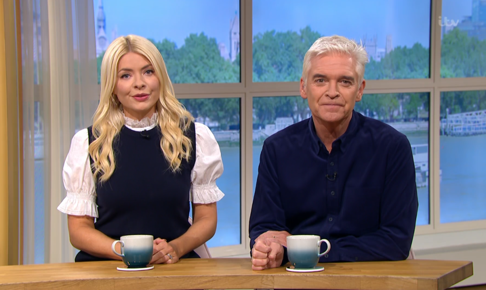 Holly Willouyhby and Phillip Schofield returned to This Morning today and broke their silence over 'jumping the Queen's queue' on Friday