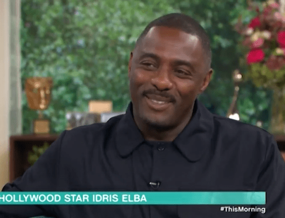 Idris was quick to say sorry