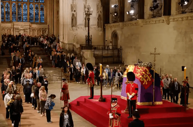 Her Majesty is lying in state ahead of her funeral