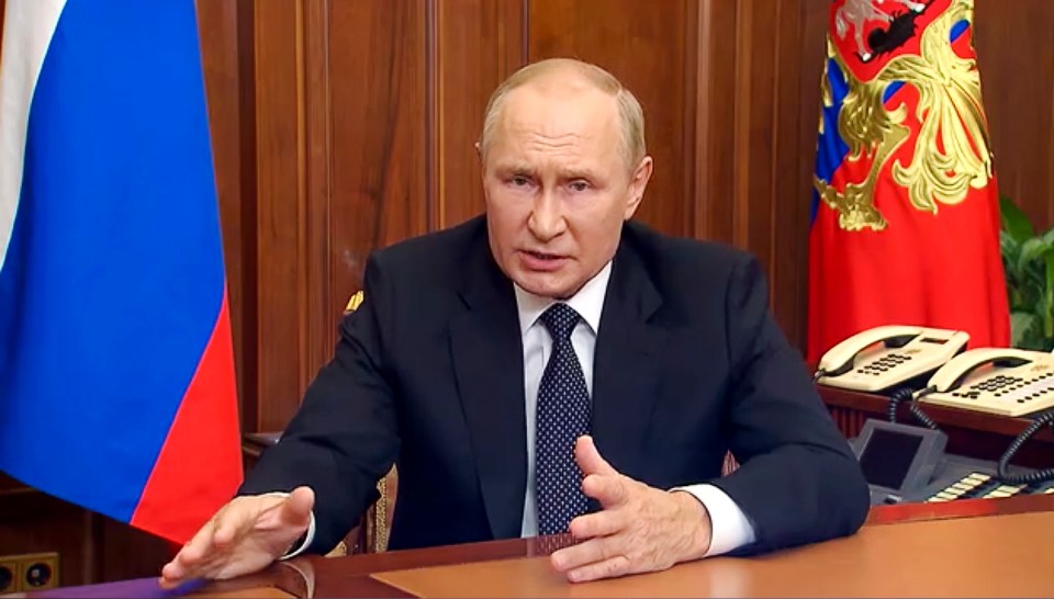 Putin announced the partial mobilisation in a national address this week