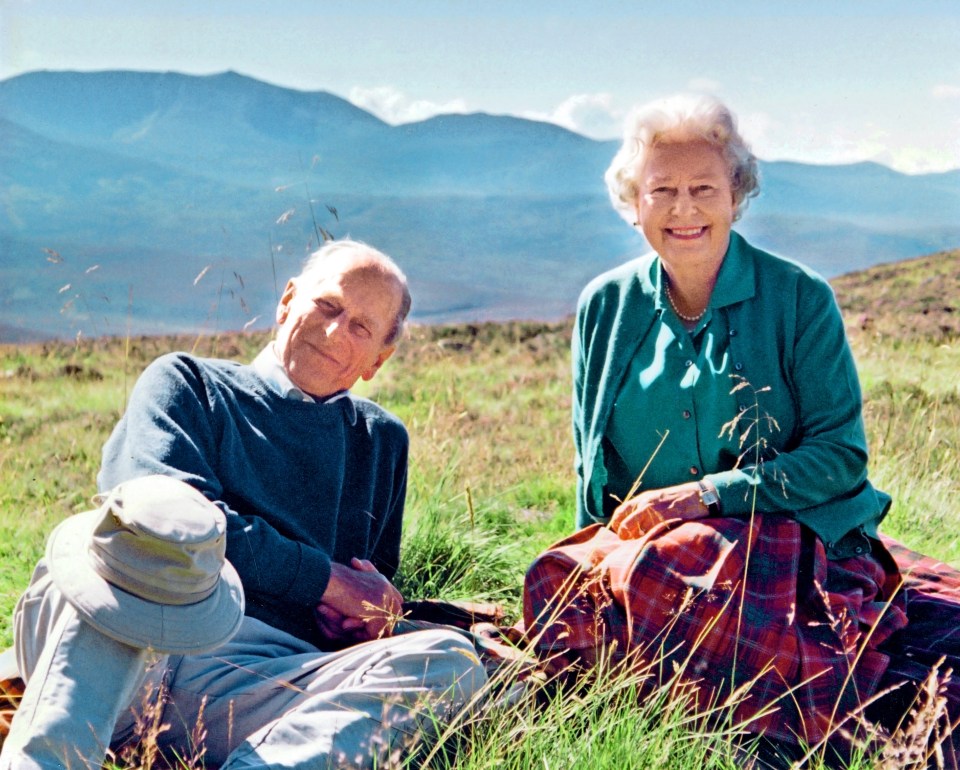 The Queen and Prince Philip in Balmoral