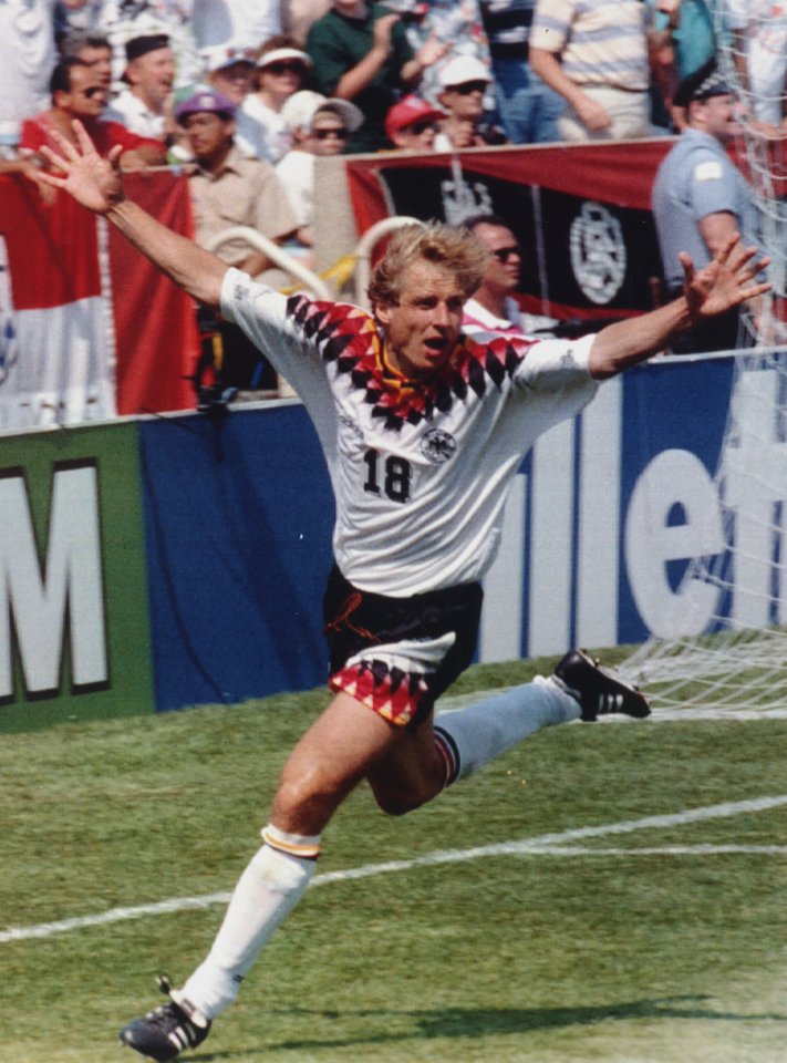 Klinsmann netted five times at the 1994 tournament