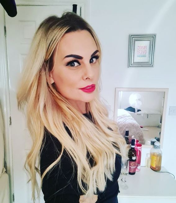 The reality star has shared a string of bedroom selfies on her social media profiles