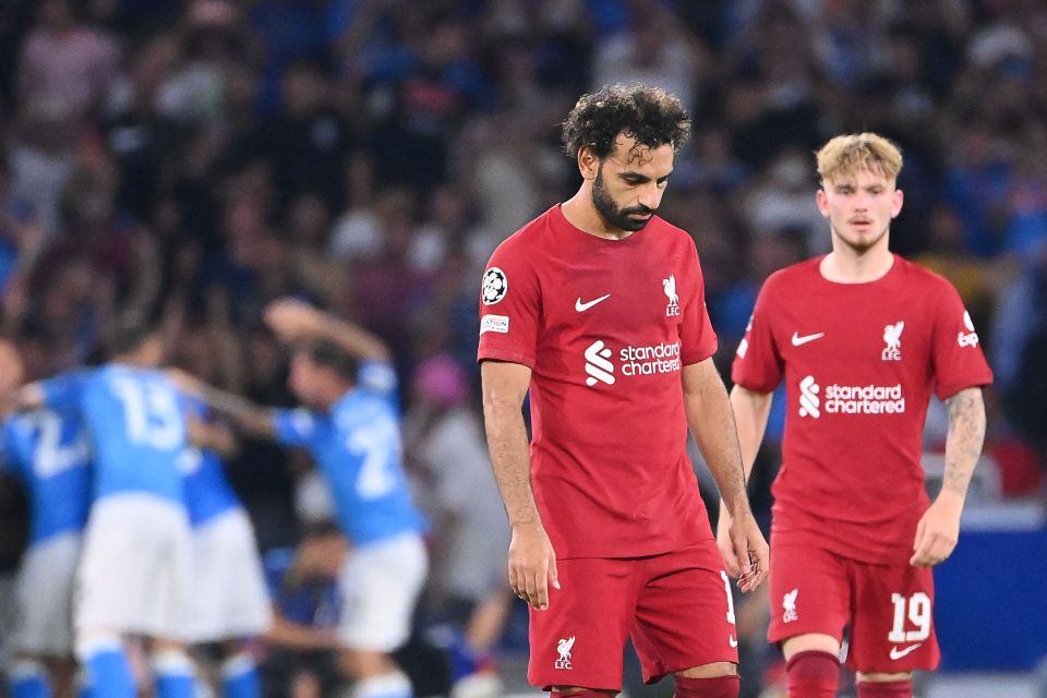 Even their magic man Mo Salah was unable to stop Napoli running riot