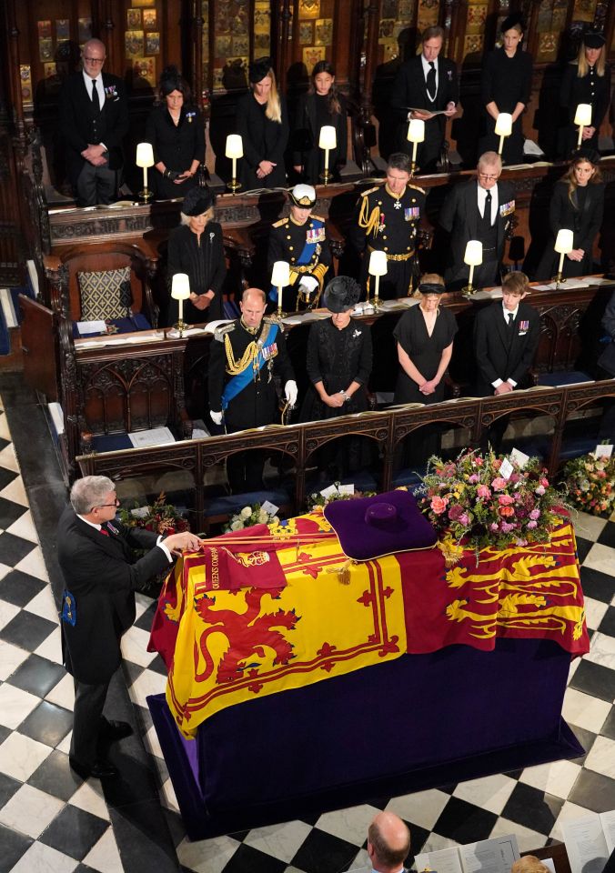 Her Majesty was laid to rest yesterday