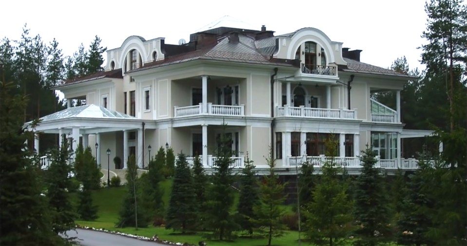 The palace has a three-storey spa