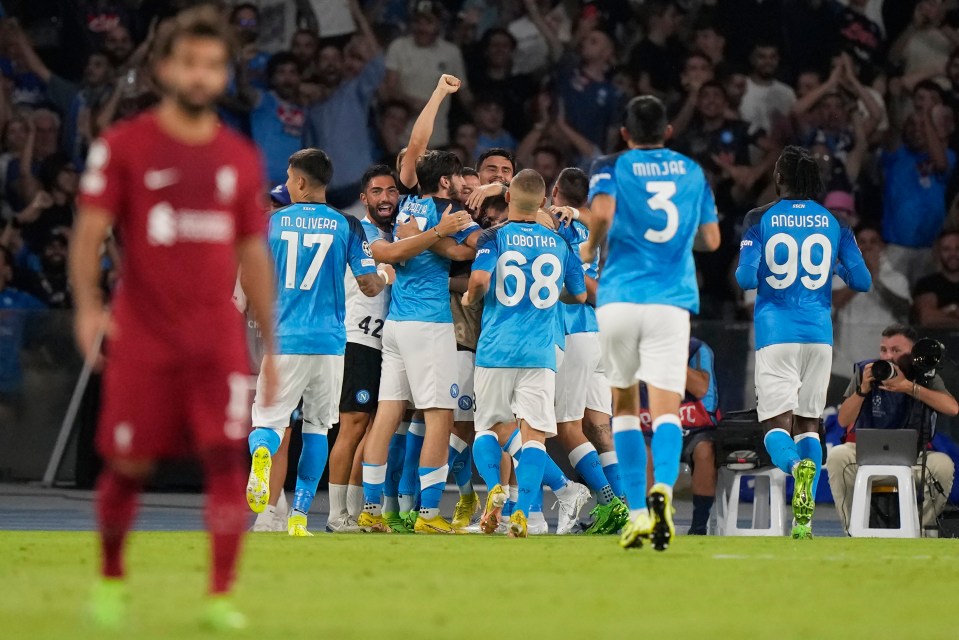 Liverpool suffered a Champions League nightmare as they were thrashed by Napoli