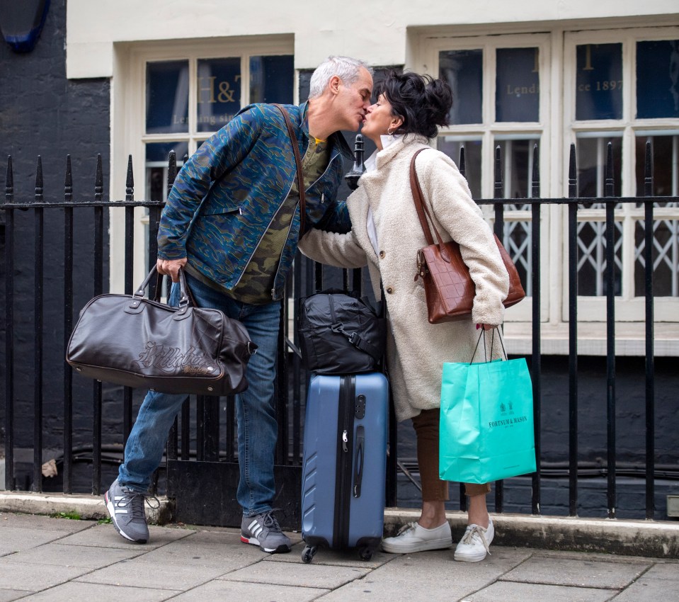 Telly chef Phil shared the lingering public kiss with Lorraine Stanton after a date in London