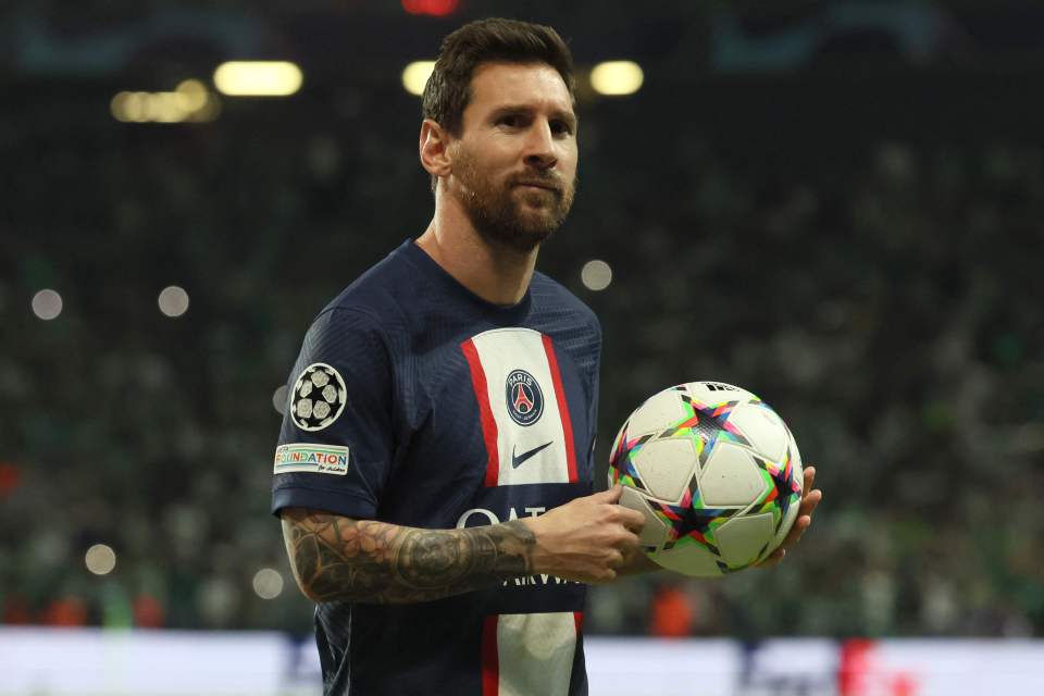 Messi scored against a 39th different club in the Champions League on Wednesday night