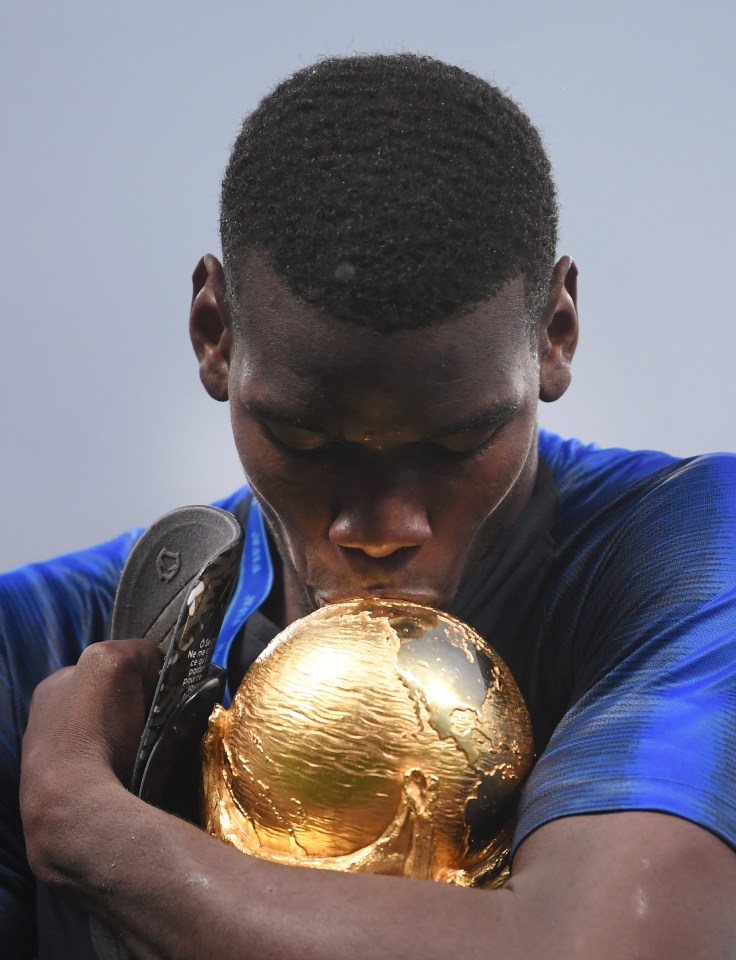 Pogba scored in the final as France won the 2018 World Cup