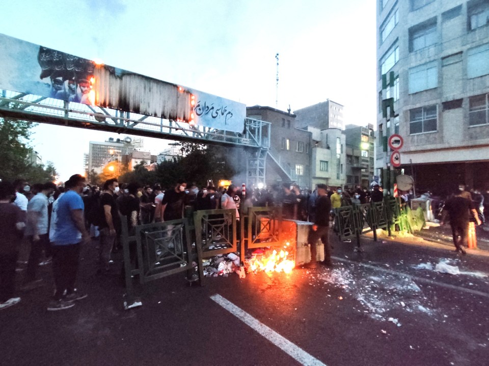 Protesters have been torching buildings and cars