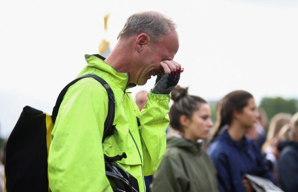 Members of the public were visibly emotional after the announcement