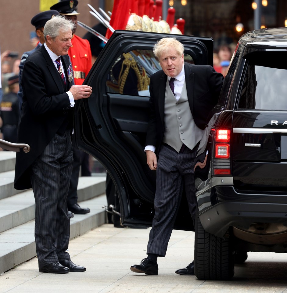 Boris Johnson was 'widely booed' when he arrived at St Paul’s Cathedral in June