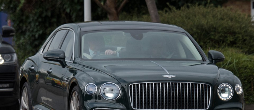 Prince Andrew arrives at RAF Northolt to fly to Scotland