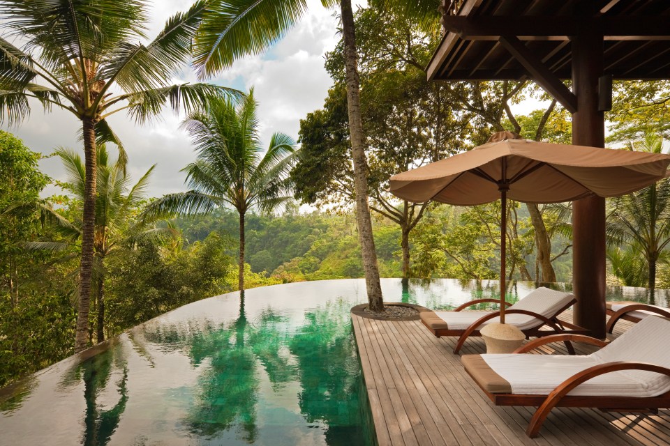 Their luxury wellness retreat had stunning views