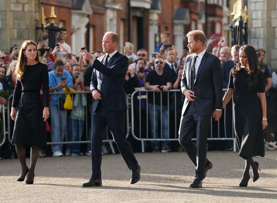 The four presented a united front to greet the public this evening