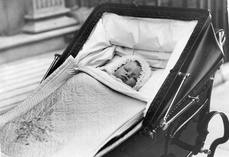 The Princess as a baby in 1926