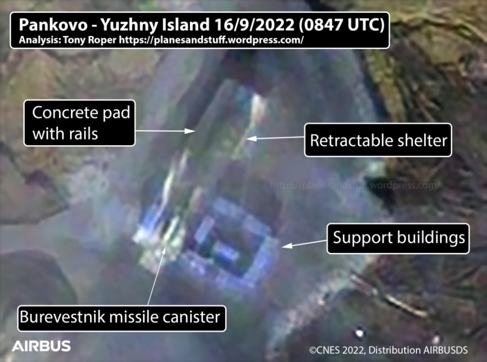 Satellite images purportedly show the missile being put in position in recent days