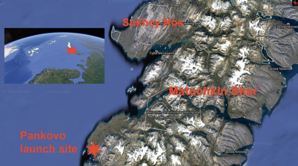 The Pankovo launch site is in one of the most remote spots in the Russian Arctic Circle