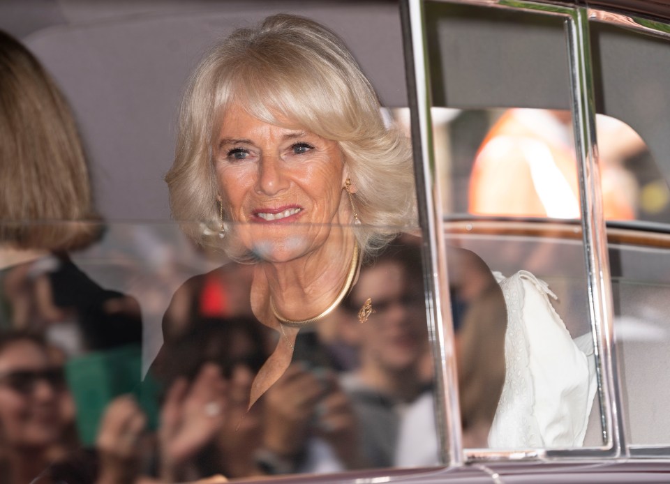 The Queen Consort was seen leaving St James' Palace