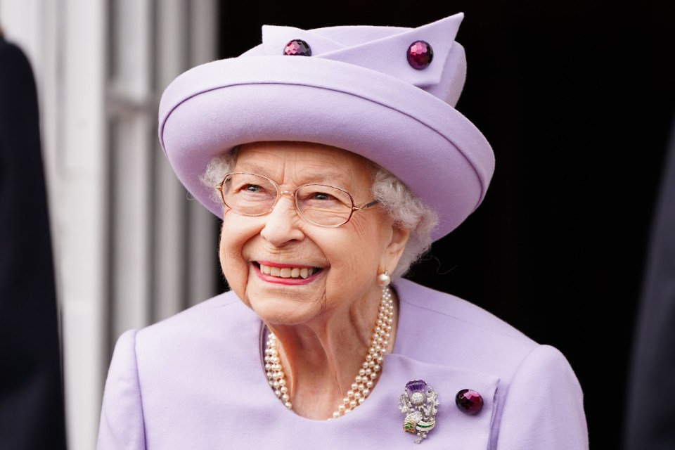 The monarch is pictured attending an armed forces parade in June 2022