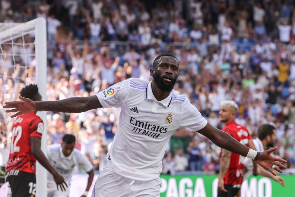 Antonio Rudiger scored his first Real Madrid goal