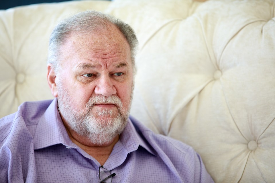 Thomas Markle has claimed his daughter 'dumped him'