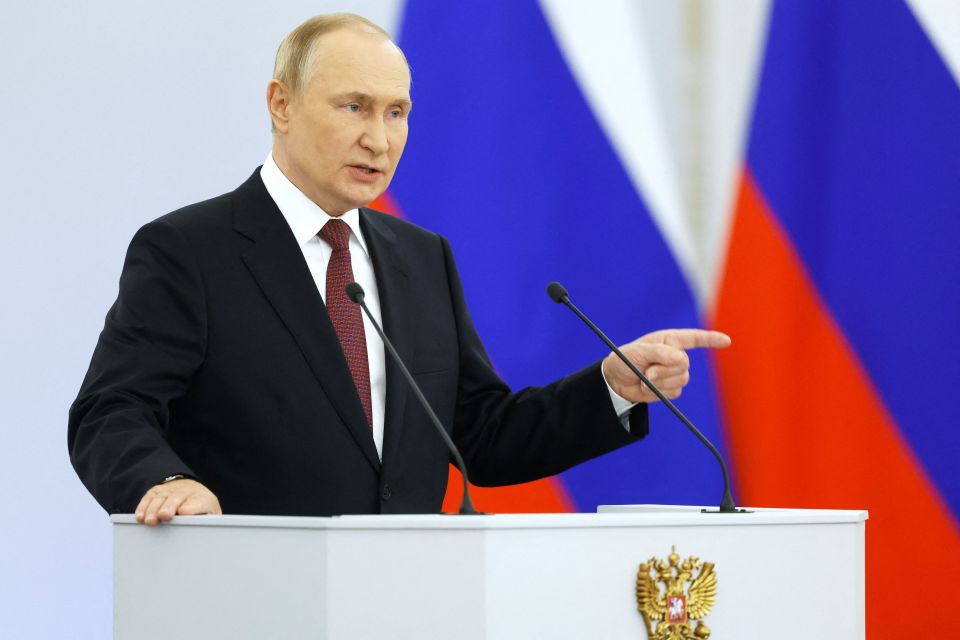 It comes after Putin annexed four regions of Ukraine in a rambling speech