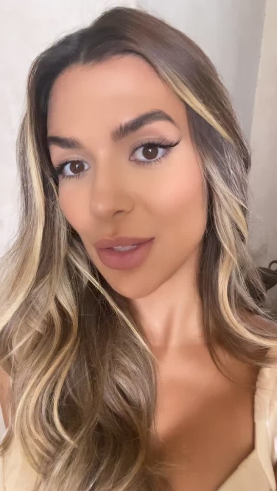 Ekin-Su sported lighter locks during her time on Love Island