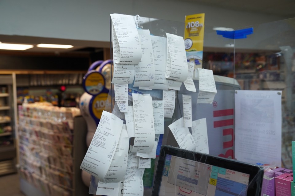 The shop owner said customers come into the store in tears saying they can't afford food