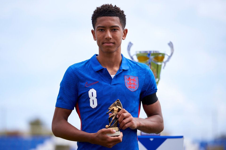 Jobe Bellingham scooped England U18s player of the tournament