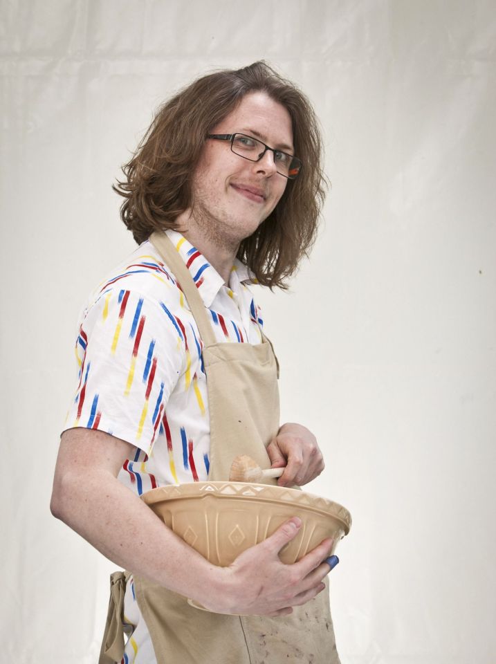 Jordan Cox starred in the 2014 series of The Great British Bake Off