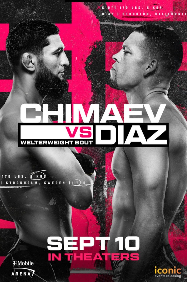 Nate Diaz will lock horns with Khamzat Chimaev at UFC 279 on Sunday morning