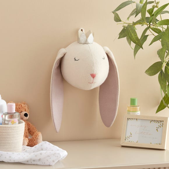 Tayla says this cute bunny head is a cheap and easy way to jazz up a wall without using wall paper