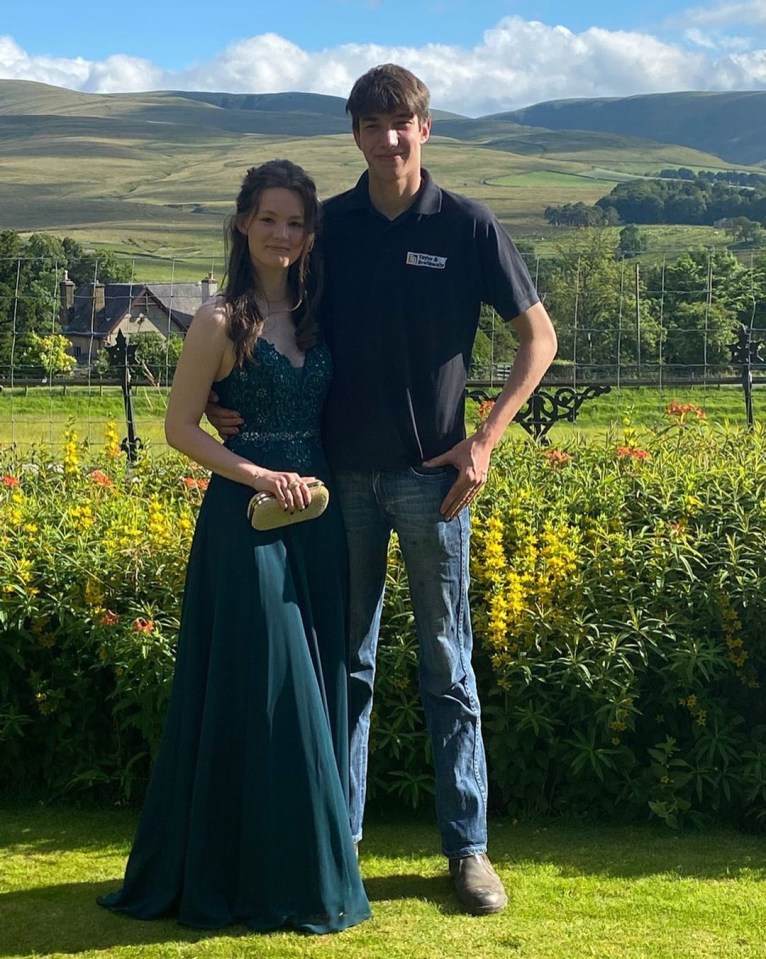 Reuben escorted his girlfriend to her prom in July