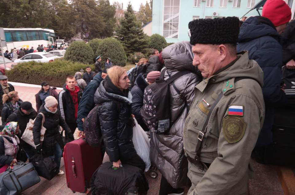 Russian troops have ordered thousands of civilians to flee as Ukraine prepares a new offensive to retake a key city