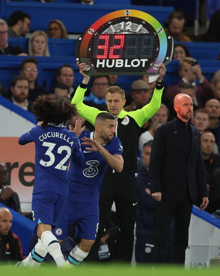 Marc Cucurella lasted just 35 minutes before the early changes