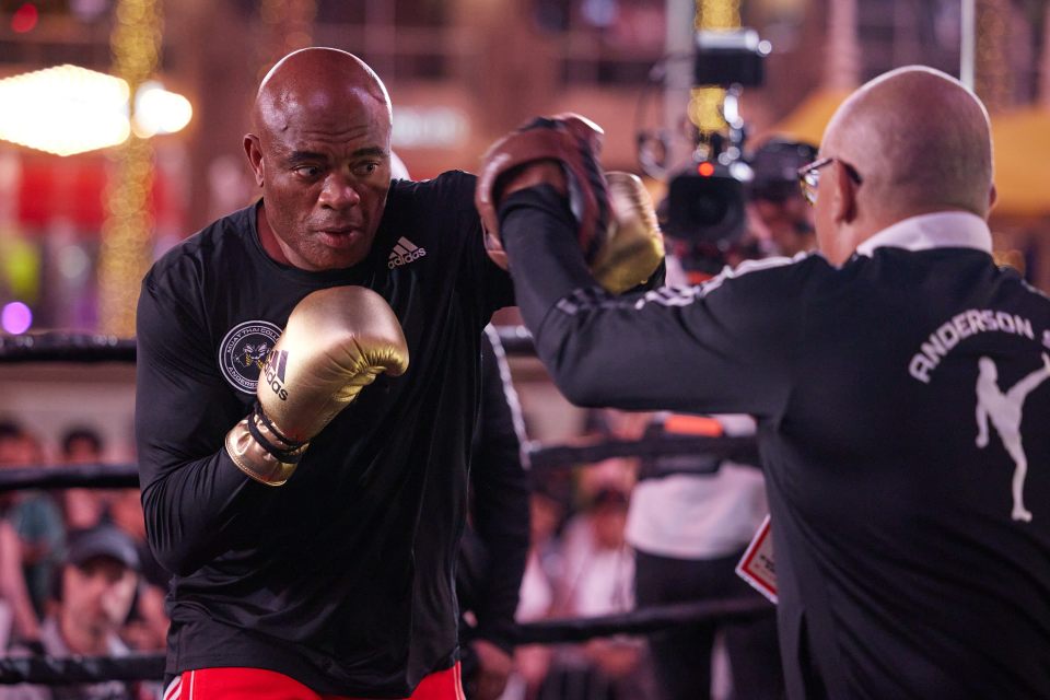 Anderson Silva ahead of his fight with Jake Paul