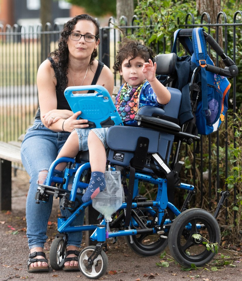 Lauren and Mauricio Freitas say they need help to cope with the £3,600-a-year energy bills they face because of their son Cohen’s disability