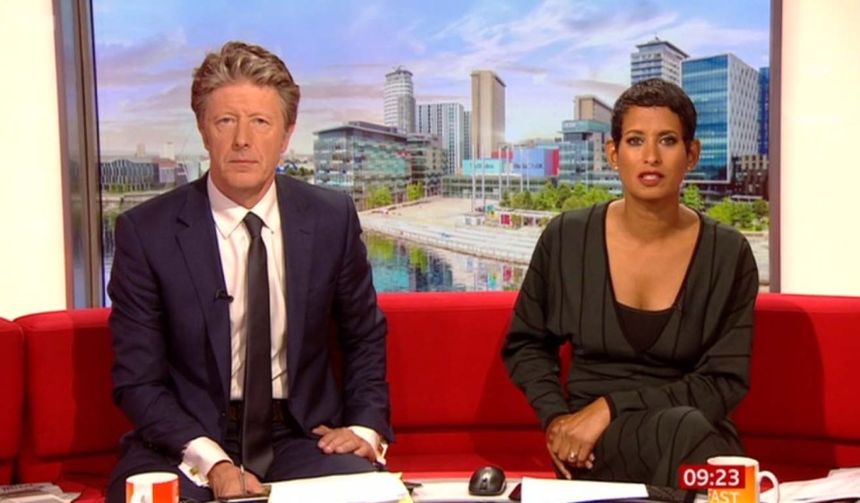 Naga Munchetty took a savage dig at TV chef Matt Tebbutt on BBC Breakfast