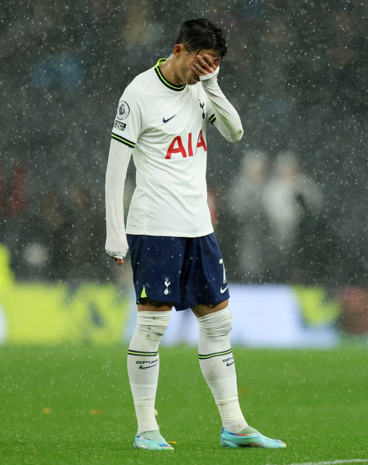 It was a grim afternoon for all involved with Spurs