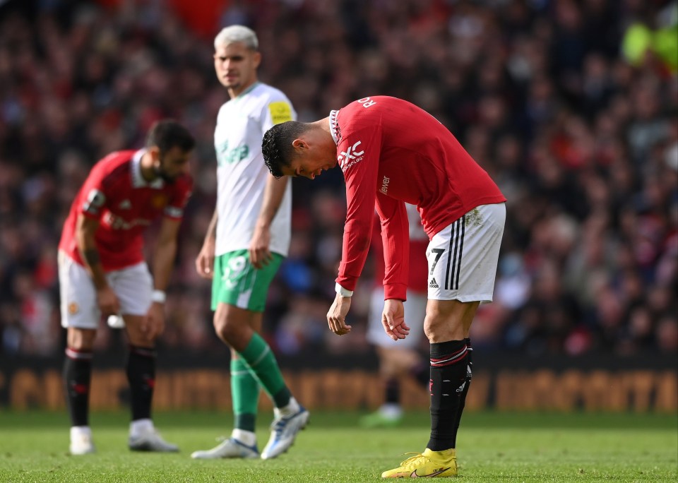 The Man Utd star shook his head and muttered under his breath during the 0-0 draw