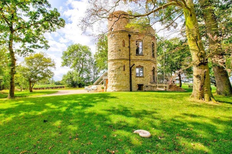 The impressive three-storey folly was renovated on Grand Designs in 2018