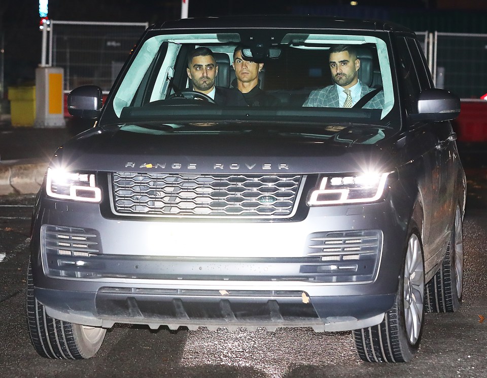 Security guards Sergio and Jorge Ramalheiro - pictured here with Ronaldo - are looking after the Portuguese superstar