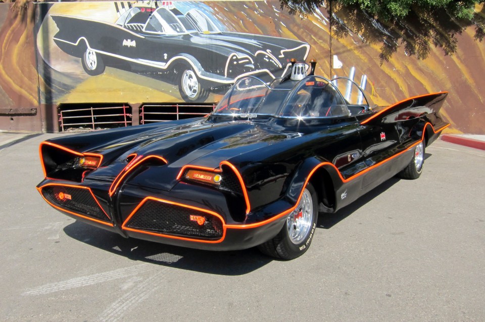 The iconic 1966 Batmobile makes the top five