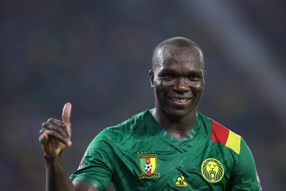 Vincent Aboubakar played for Cameroon at the World Cup 2022