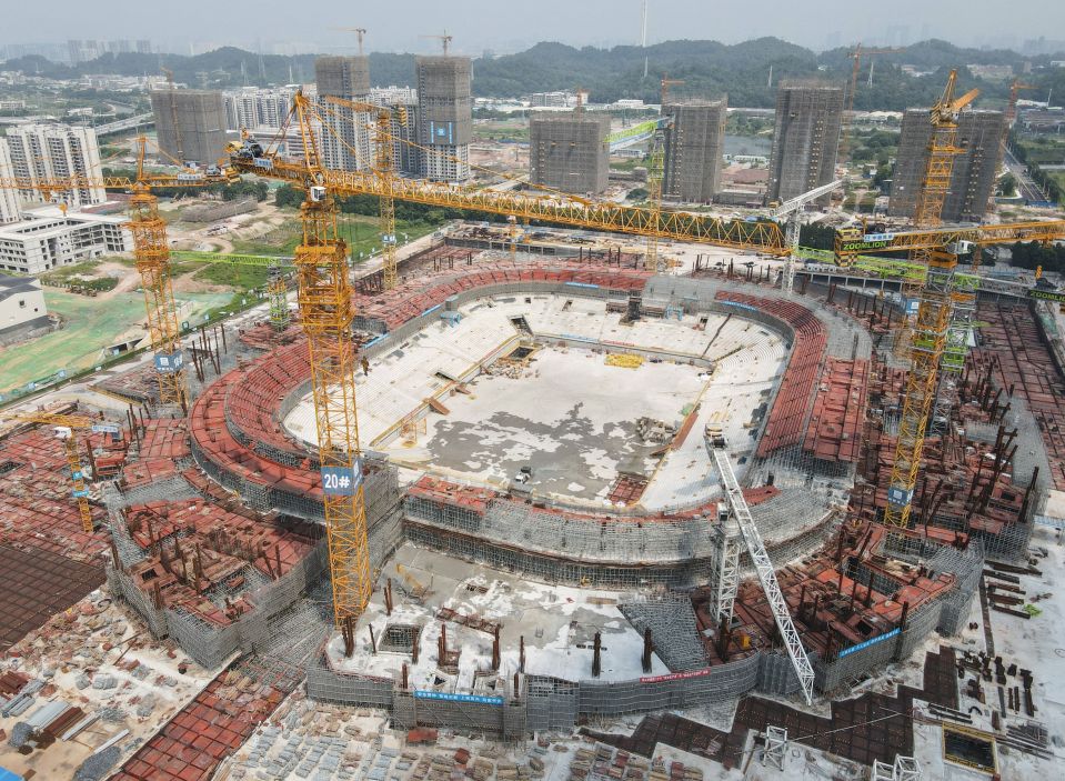 The Guangzhou FC will have the world's biggest football stadium if it's ever finished